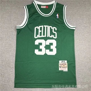 07sP ✁ ₪ ♙ 7 Estilos Camisa NBA Boston Celtics No . 33 BIRD 2020 Temporada De Basquete Verde