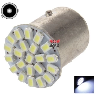 Kit 10 Lampada 22 Led Bau15s 1 Polo Py21w 1056 3014 Branco 12v