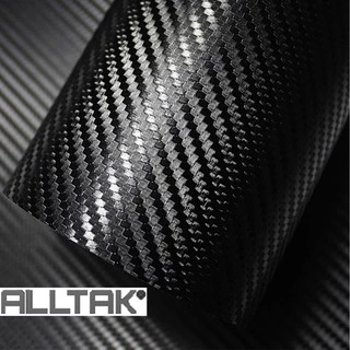 Adesivo Envelopamento Automotivo Fibra de Carbono Preto 3D Alltak em Oferta na Shopee