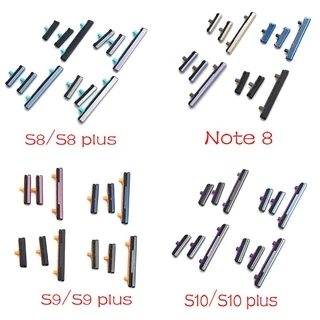 Conjunto De Teclas Laterais Parte Dos Botões De Potência E Volume Para Samsung Galaxy S8 S9 S10 Plus Nota 8
