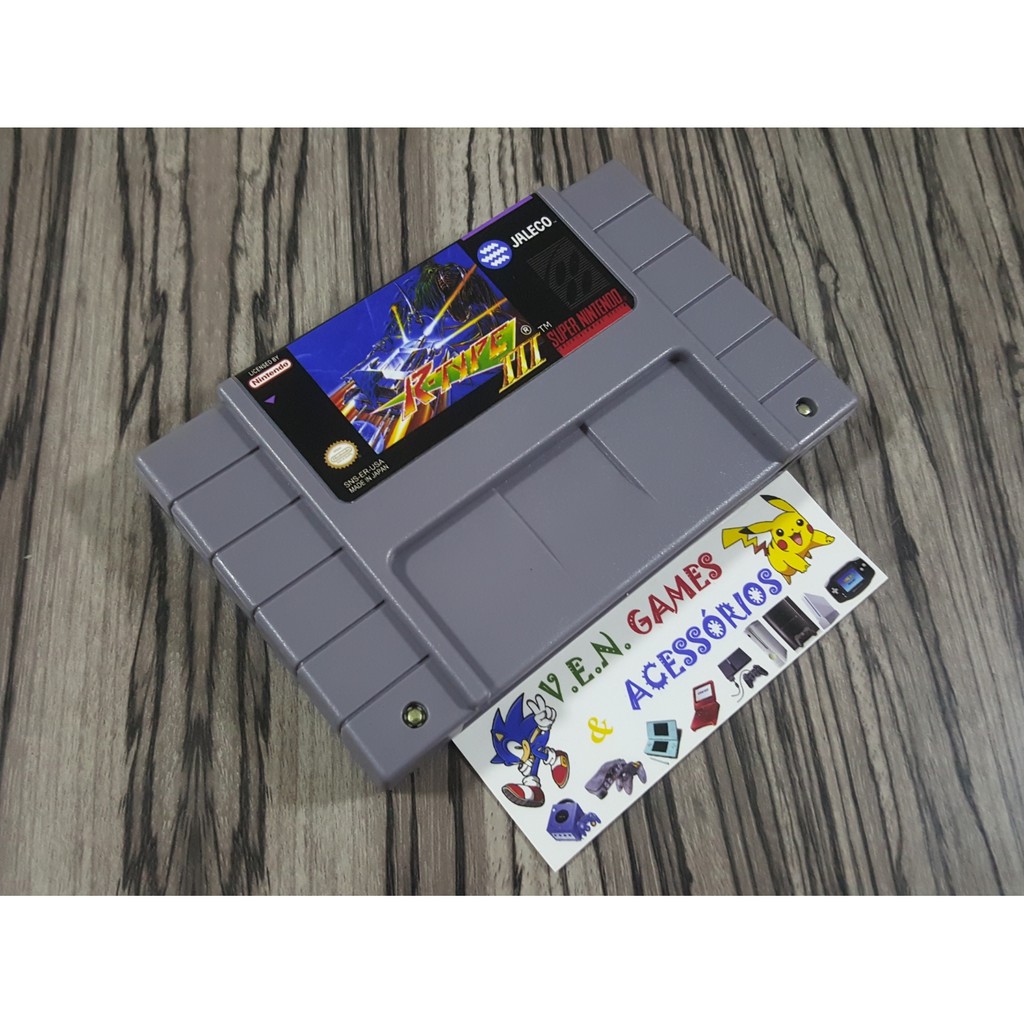 R-TYPE 3 P/ SUPER NINTENDO + GARANTIA!!!!!! | Shopee Brasil