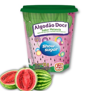 Algodão Doce Sabor Uva Show Sugar Cx 12 X 35 G