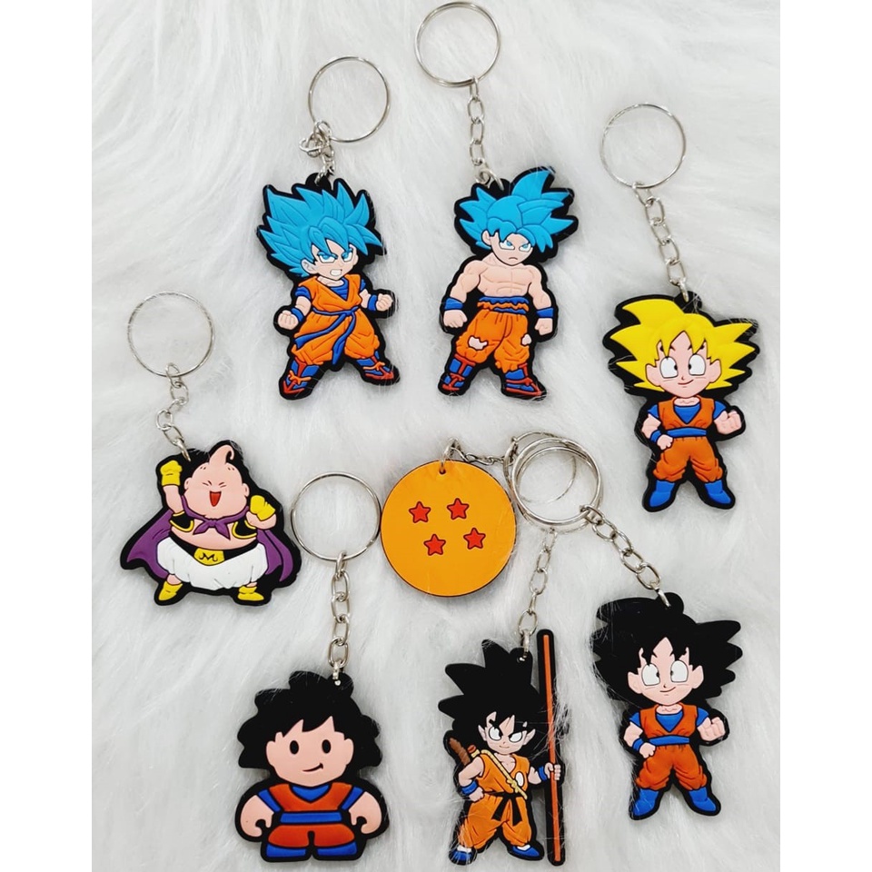 Porta Chave Dragon Ball Goku Anime Desenho Organizador Chaveiros