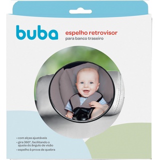 Espelho Retrovisor Multikids Baby Para Banco Traseiro Baby Look Preto -  BB181