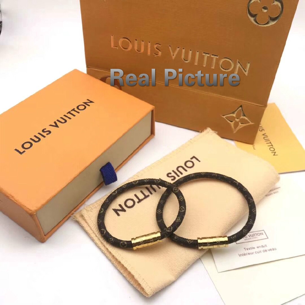 Bracelete Louis Vuitton Pulseira Feminina e Masculina Monogram Luxo - BRASIL
