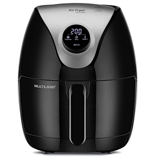 Fritadeira Air Fryer Black - 8 Litros - 2500w - Multilaser - Loja Mega