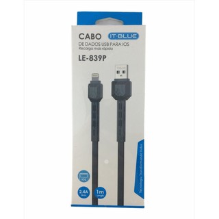 Cabo It-blue Lightning Para Apple Ios Iphone/ipad 1 Metro 2.4a (diversos Modelos)