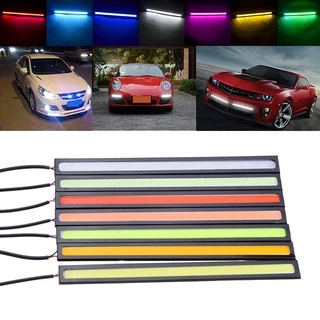 1 Peça 17 Cm 12 V COB LED DRL Tira Luzes Diurna De Condução De Circulação À Prova D'água Carro Styling Lâmpada Auto Car Trabalho Luz