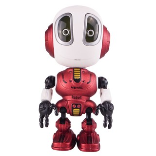 Robôs falantes para crianças, mini robôs que repete o que você diz e ajuda  as crianças a falar, robô gravação repetem sua voz sensível ao toque LED,  brinquedos para crianças a partir