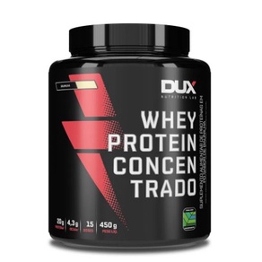 Whey Protein Concentrado Baunilha – Pote 450g Dux Nutrition