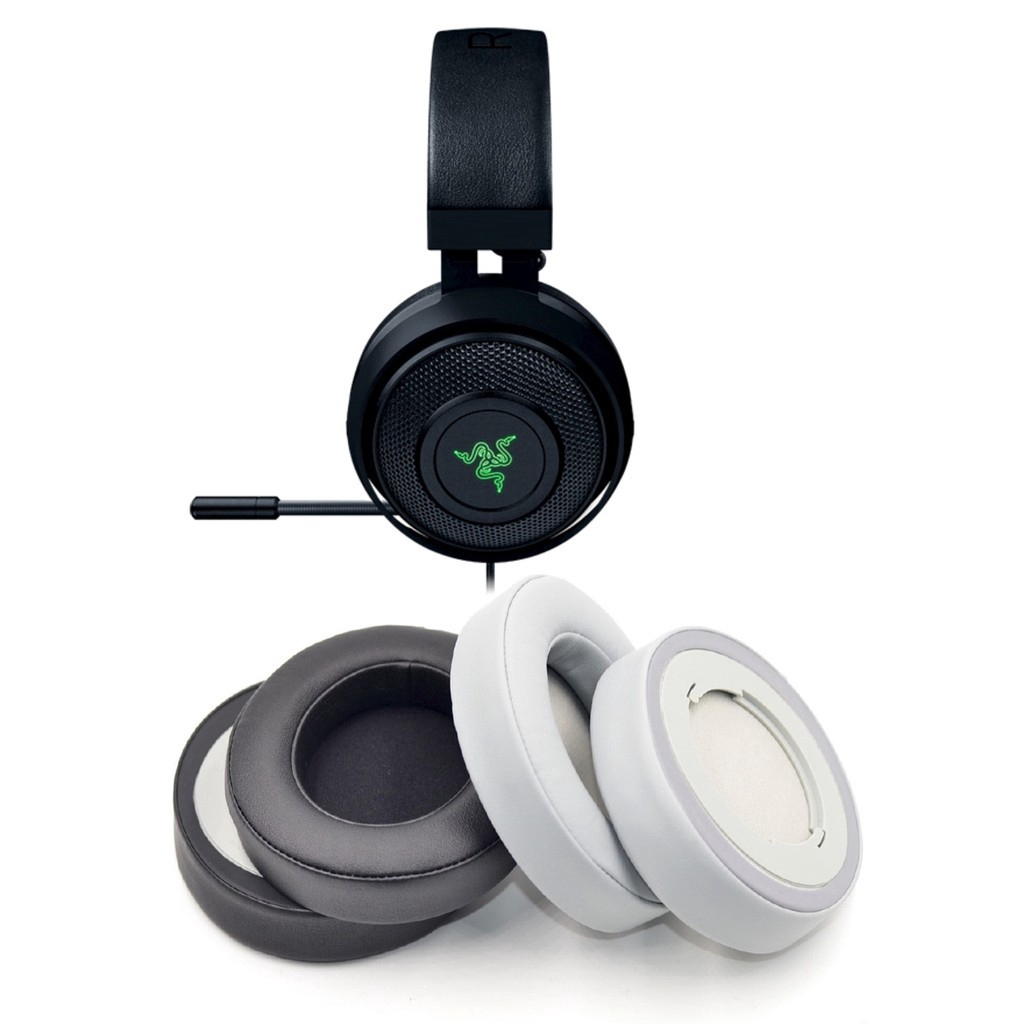 Substituição do fone de ouvido for Razer Kraken 7.1 Pro V2 gaming headsets 1Pair Replacement ear pads