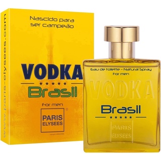 Perfume ORIGINAL Vodka Brasil amarelo 100ml - Paris Elysses