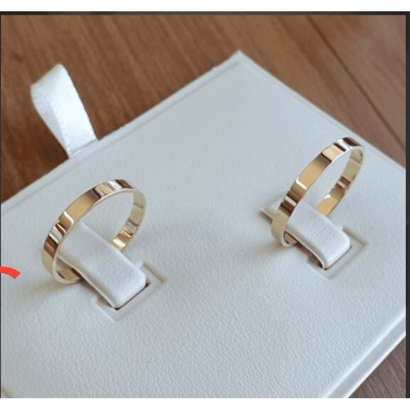 Par de alianças Reta 4mm Moedas antiga PROMOÇÃO RELÁMPAGO (ENVIAR MEDIDA NO CHAT)