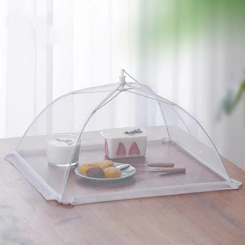 Tela Protetor de Alimentos Mosquiteiro Retrátil Protege Bolos Frutas Comidas Cafés da Manhã contra Mosquitos e Moscas e outros Insetos