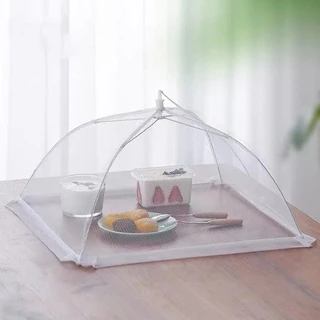 Tela Protetor de Alimentos Mosquiteiro Retrátil Protege Bolos Frutas Comidas Cafés da Manhã contra Mosquitos e Moscas e outros Insetos