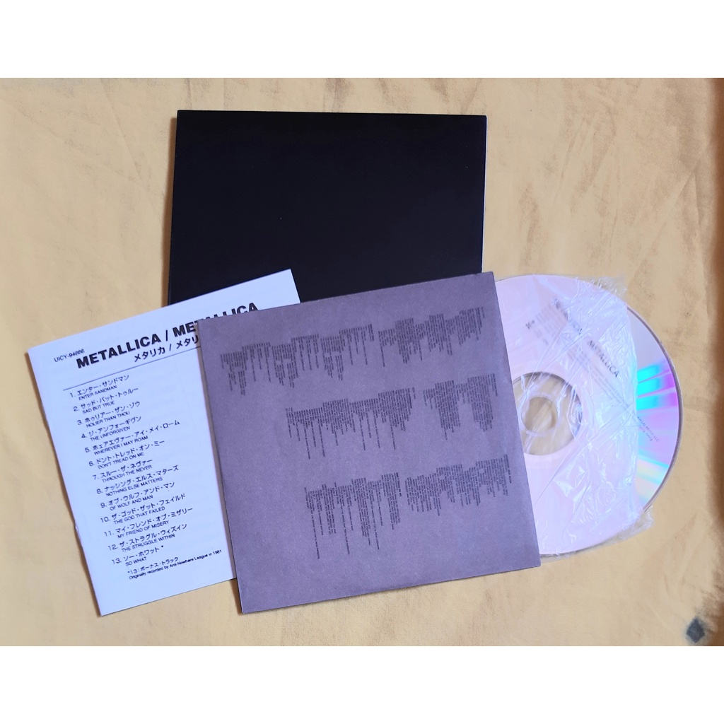 Cd Mini Lp Metallica - Black Album 1991 | Shopee Brasil