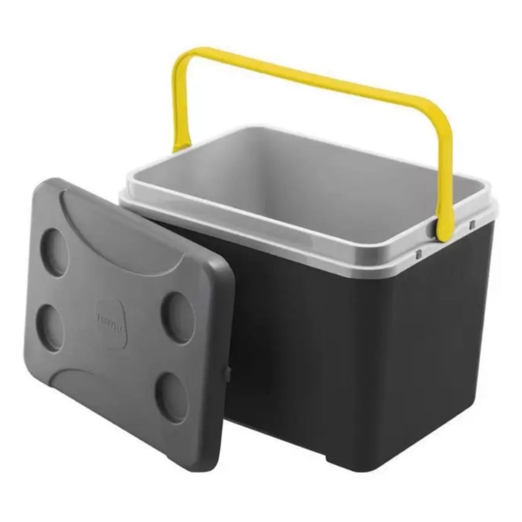 Caixa Térmica Cooler Lavita Tradicional Preta 34 Litros | Shopee