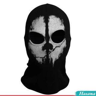 Tem Balaclava Capuz máscara Rosto Fantasma Crânio Máscara Call Of Duty Motociclista Halloween Skate Cos