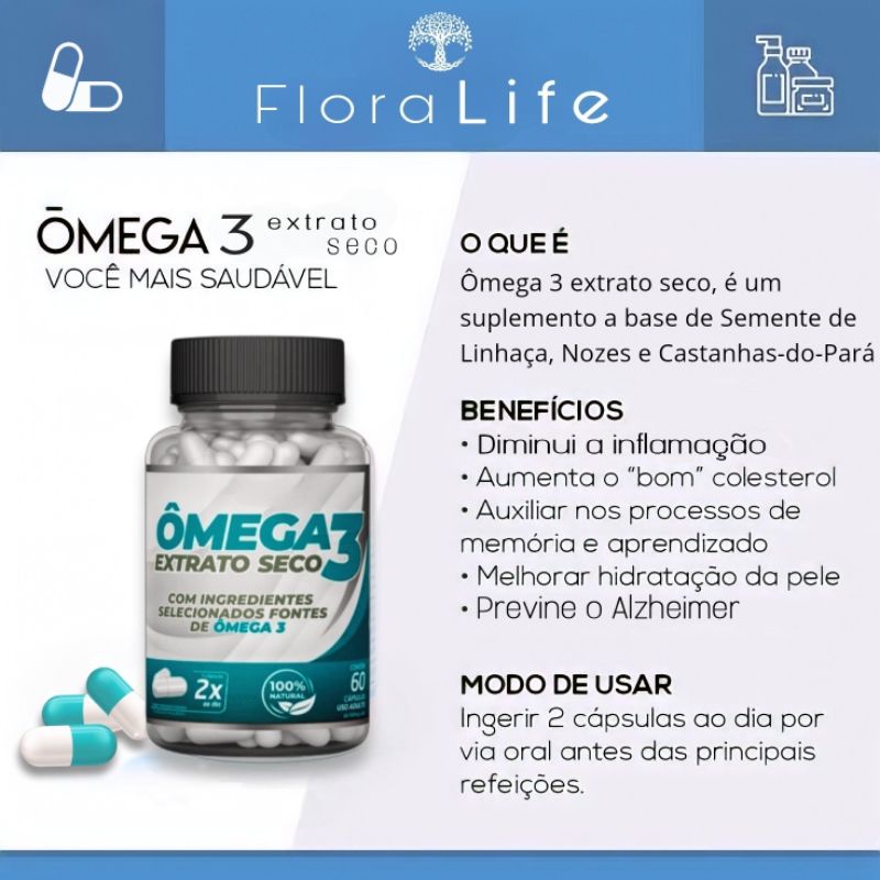 Super omega 3 extrato seco Melhorar a memória, melhora qualidade da