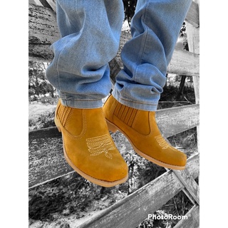 Bota Texana Country Couro Legítimo C/Castor Super Confortável Lançamento