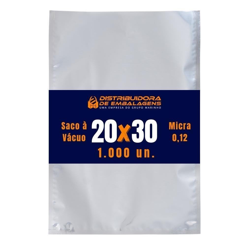 Embalagem Saco a Vacuo Alimento 20X30 1000 Unidades