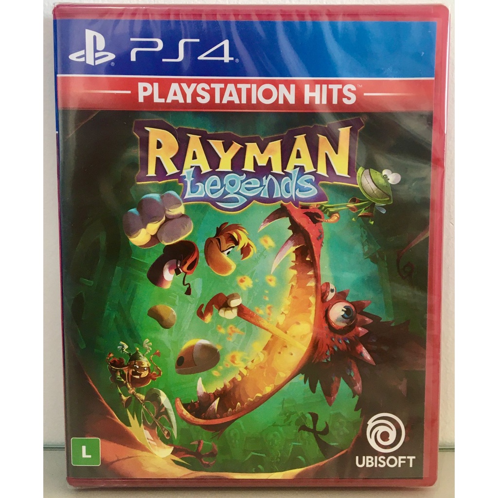Jogo Ps4 Rayman Legends Playstation Hits Midia Fisica Novo Lacrado Original