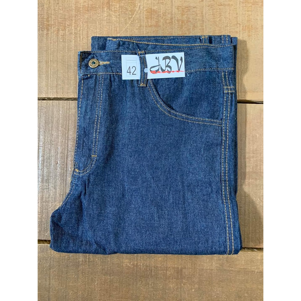 Calça jeans 100 algodão hot sale masculina