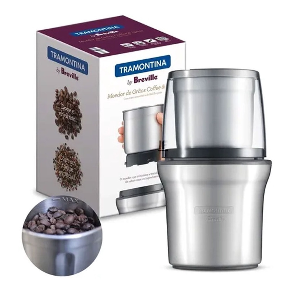 Cafeteira Elétrica Tramontina by Breville Express em Aço Inox 1,8 L - Alfa  Máquinas de Café