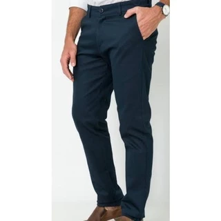 Calça masculina skine sarja azul marinho bolso faça plus size