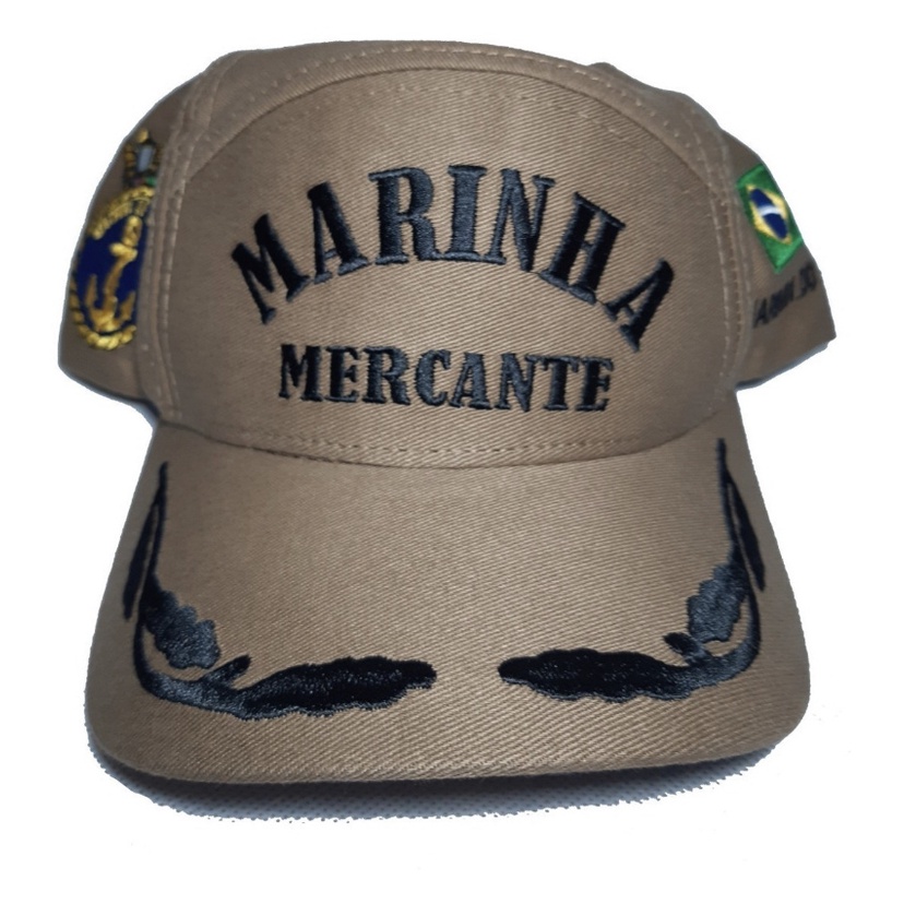 Boné Marinha Mercante Bordado