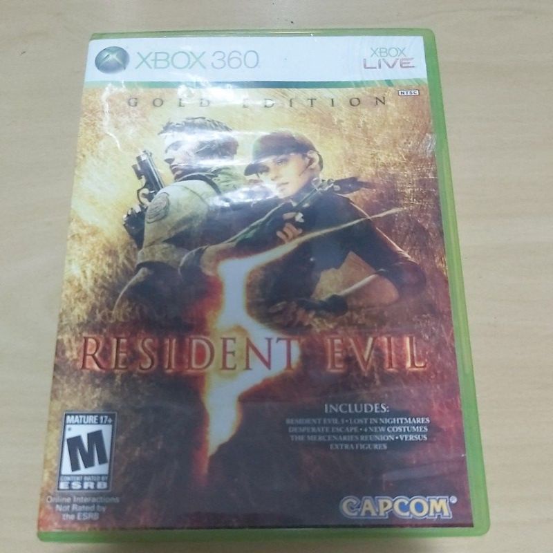 Resident Evil 5 Gold Edition - Jogo XBOX 360 Mídia Física