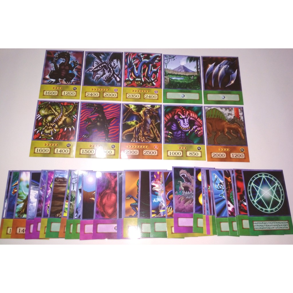 Deck Rex Raptor 40 cartas Yu-Gi-Oh Verso Anime | Shopee Brasil
