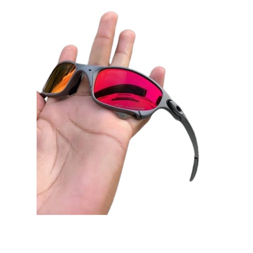 Óculos Juliet X Metal - Ruby Vermelha - Lentes 100% Polarizadas - Pinada