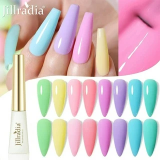 8/6PCS SET 10ml Summer Macaron Gel De Verão Polimento De Unhas Candy Cor Semi Permanente Embebido Em Construção UV LED Verniz