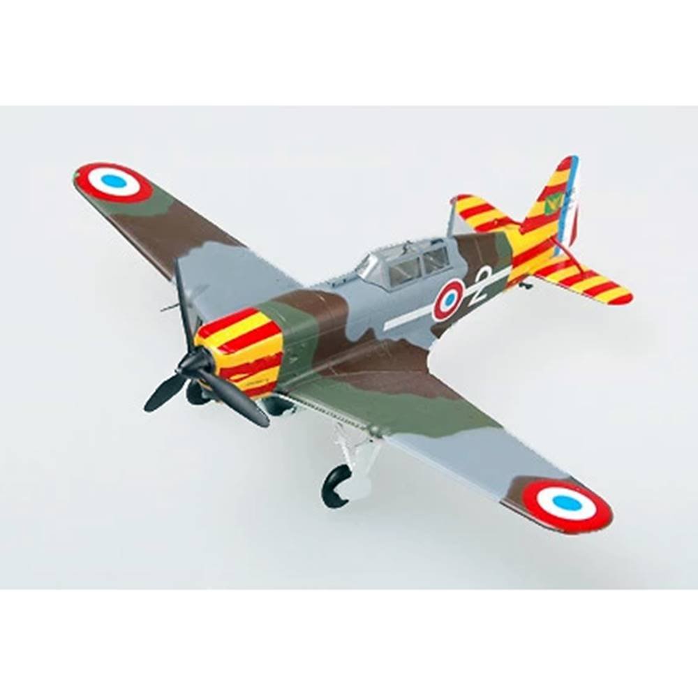 Luppa Morane Saulnier MS.406 Fighter 3/4 Escadrille GC II/3 Armee De L'Air French Air Force 1940 Wwii 1 72 Scale Multicolor