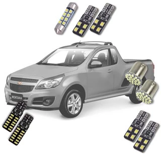 Kit Lâmpadas Led Interna Chevrolet Montana 2012 a 2018