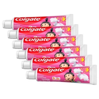 Kit 6 Creme Dental Infantil Colgate Smiles Agnes 60g em Oferta na Shopee