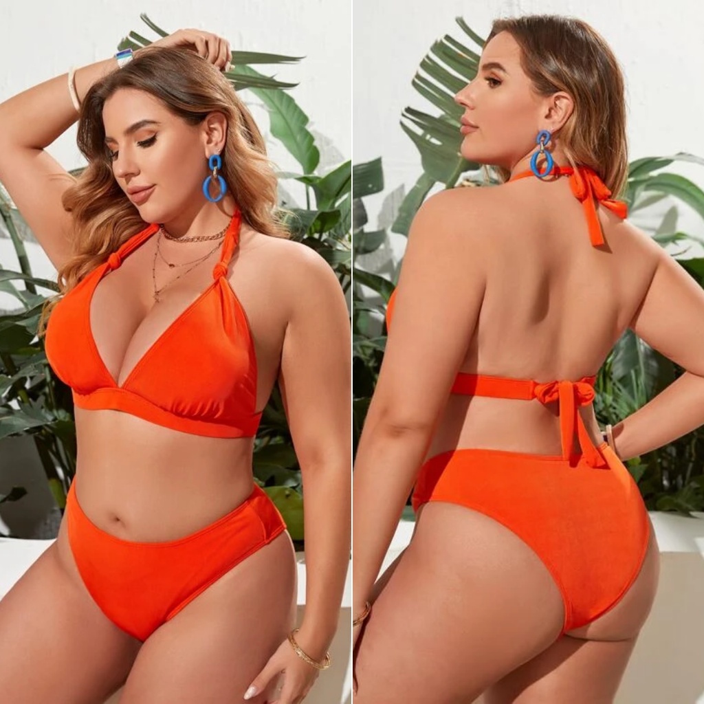 Biquíni Plus Size LoveG - Biquíni Plus Size de Cintura Alta M-G-GG-EXG do 38 ao 52