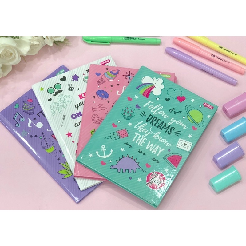 Caderno Brochura It Girl Disney Capa Dura 48Folhas Jandaia