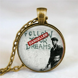 2019 Nova Moda Van Gogh Self Portrait Padrão Colar Arte Criativa Cabochon De Vidro Pingente De Bronze Antigo