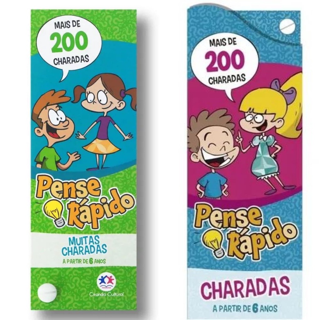 Pense Rápido - Charadas a Partir de 6 Anos - Atacado de Livros