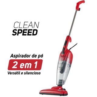 Aspirador de pó Wap Clean Speed 1 L vermelho e preto 127V