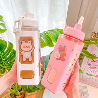 Copo Garrafa Infantil Criativo Desenho Kawaii Fofinho 750ml