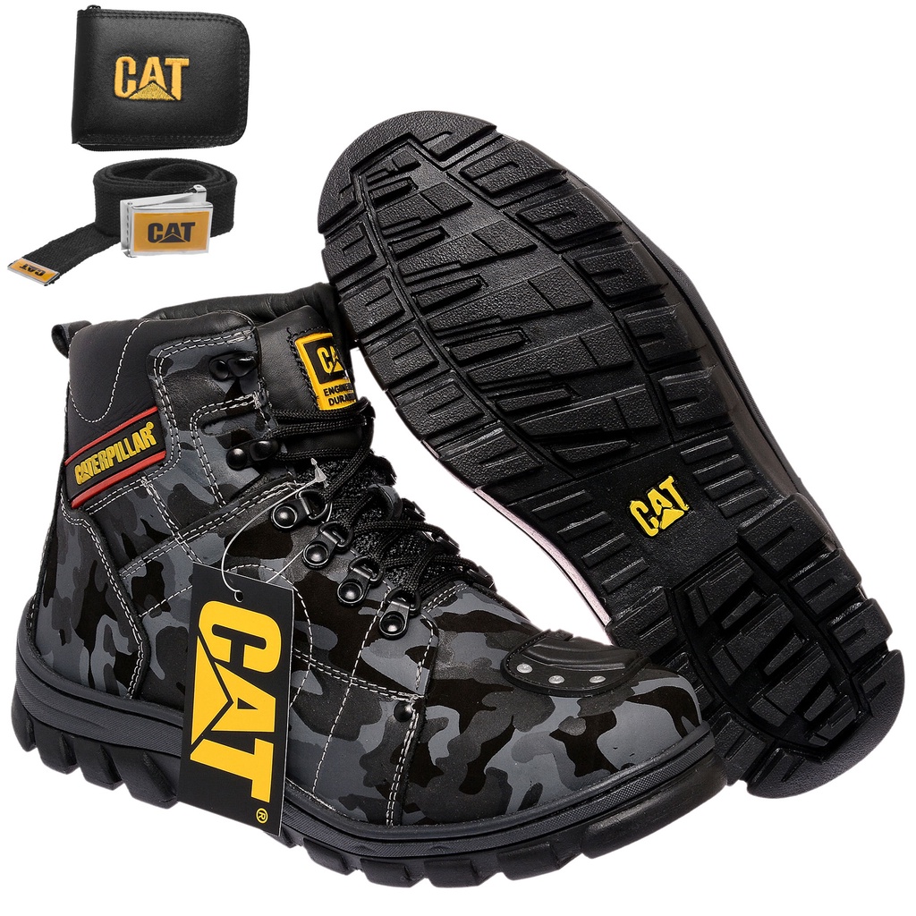 Bota store cat camuflada