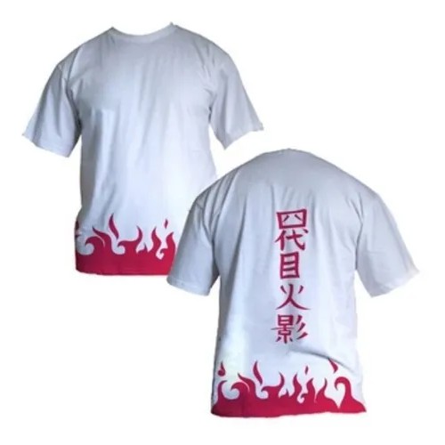 Camisas Camiseta De Animes Naruto Yondaime Minato 4 Hokage Ninja N0010
