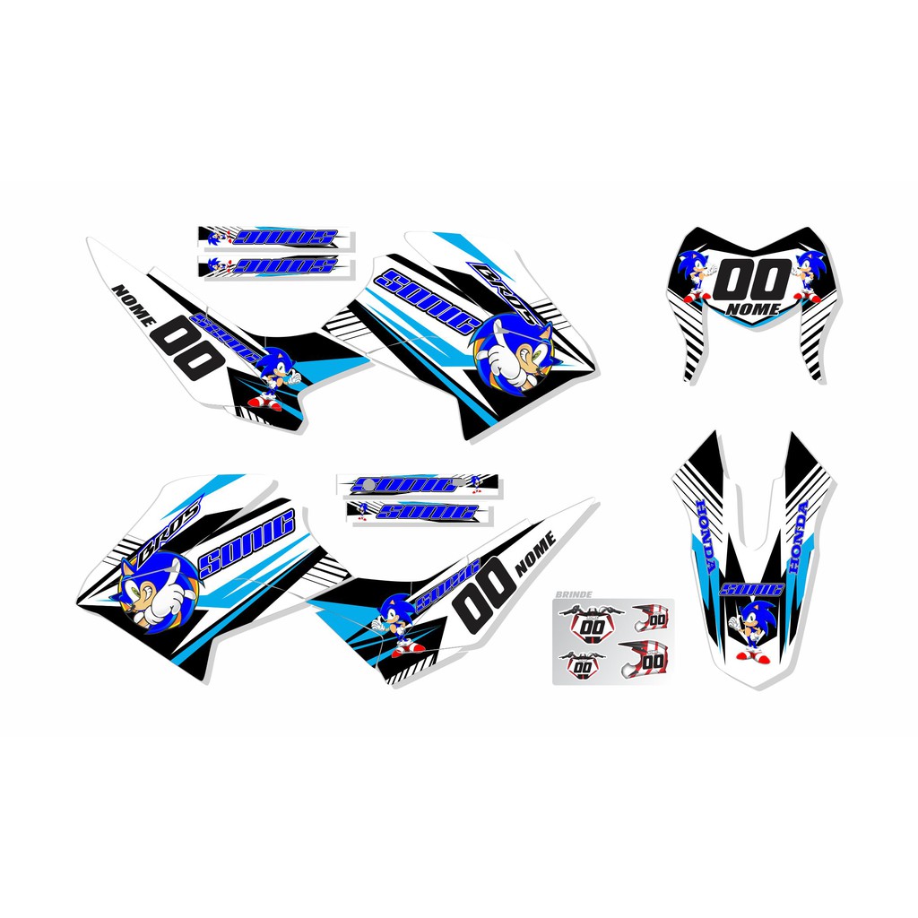 Adesivos Proteção Laminados Moto Trilha Motocross Xlr 125 CA-16492