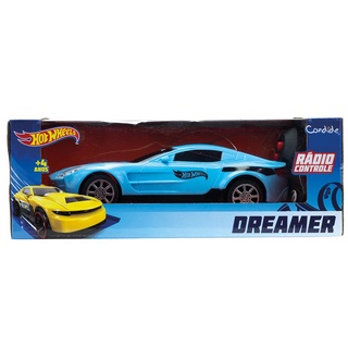 Veiculo Dreamer Hot Wheels - RC 3 Func Pilhas - Azul