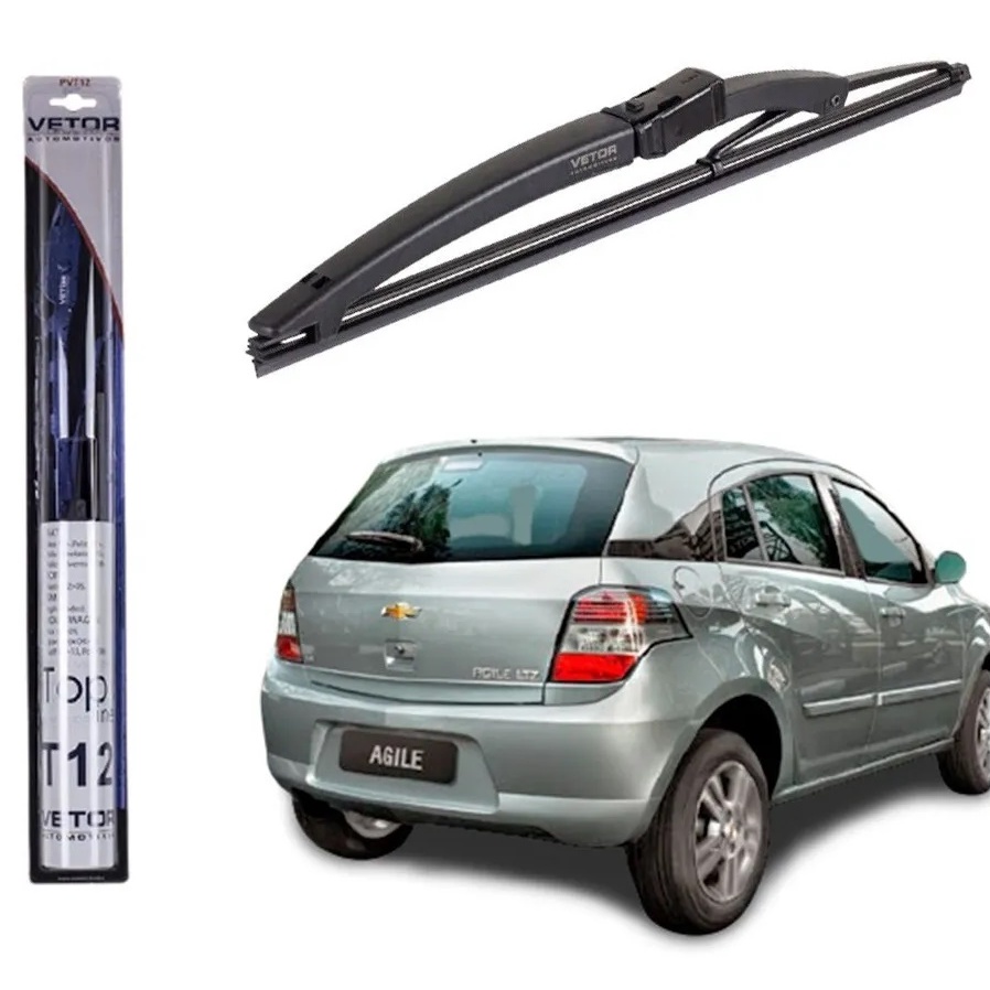 Palheta Parabrisa Traseira Chevrolet Agile 2010 A 2014 Vto | Shopee Brasil