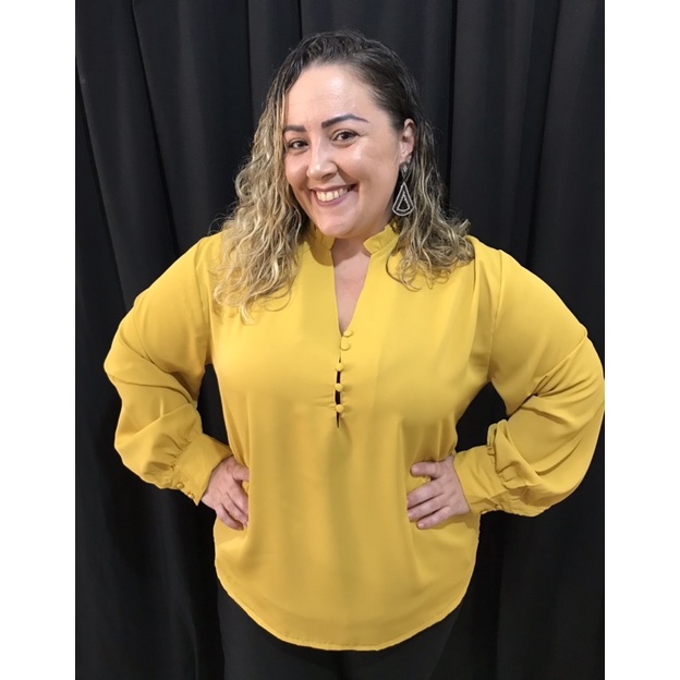 Blusas sociais 2024 plus size