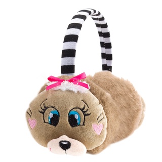 Protetor Aquecedor De Ouvido Orelha Feminina Menina Quente Earmuff Frio Felpudo Pelúcia